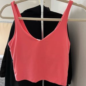 lululemon Align Cropped Tank Top - raspberry cream